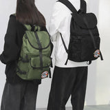 Canvas Anti-theft Women Backpack Shoulder Bag