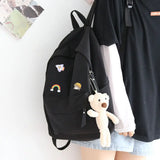 Canvas Anti-theft Women's Backpack