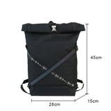 Youth Unique Big Backpack Unisex Bag Casual Oxford Cloth Tide Reflection Bag