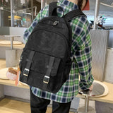 Corduroy Women Backpacks For Teenager Girls Student School Bag Backpack