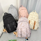 Corduroy Women Backpacks For Teenager Girls Student School Bag Backpack