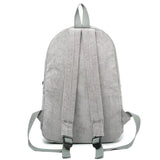 Corduroy Women Backpacks For Teenager Girls Student School Bag