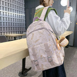 Corduroy Women Backpacks For Teenager Girls Student School Bag Backpack