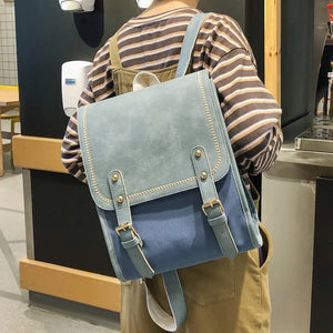 Japanese-style Vintage School Bag Outdoor Backpack