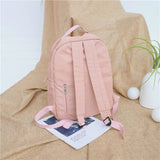 Pink Backpack For Women Leisure Trip Rucksack School Bag