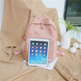 Pink Backpack For Women Leisure Trip Rucksack School Bag