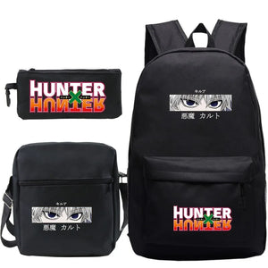 HUNTER X HUNTER Printed Backpack Laptop Shoulder Bag Mochilas