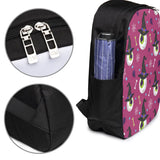 Halloween Eyeball Student School Bag USB Charge Laptop Back Pack