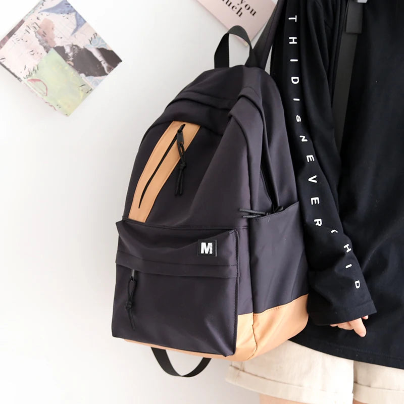 High Nylon Girls' School Shoulder Bag Backpack