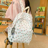 Large Capacity Floral School Backpack for Girls