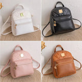 Mini Leather Backpack Waterproof Bags For Women
