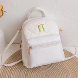 Leather Mini Backpack Waterproof Bags For Women Phone Purse Small Backpacks