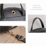 Leather Mini Backpack Waterproof Bags For Women Phone Purse Small Backpacks