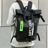 Men College Student School Bag High Capacity Sports Backpack