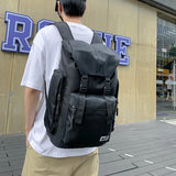 Men Middle School Student Schoolbag Outdoor Travel Backpack