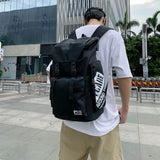 Men Middle School Student Schoolbag Outdoor Travel Backpack
