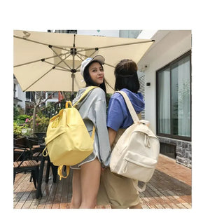 Casual Women Backpacks Nylon Shoulder Bags Teenage Girl School Bags