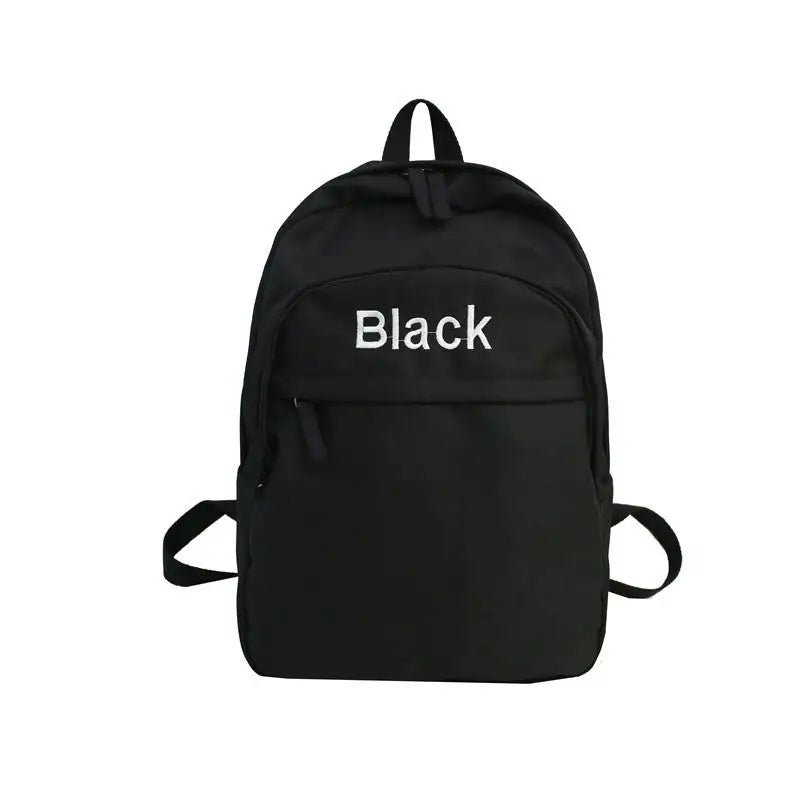 Nylon Women Backpack Waterproof Anti-theft Shoulder Bag for Teenage Girls