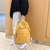 Nylon Women Backpack Waterproof Anti-theft Shoulder Bag for Teenage Girls