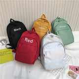 Nylon Women Backpack Waterproof Anti-theft Shoulder Bag for Teenage Girls