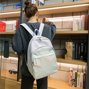 Nylon Women Backpack Waterproof Anti-theft Shoulder Bag for Teenage Girls