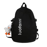 Anti-Theft Nylon Women Backpack for Teenager Girls