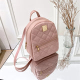 PU Leather Women Small Shoulder Bag School Knapsack Teenage Girls Female