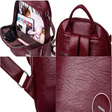 Nylon School Backpack Girl Rucksack Women's Shoulder Bag