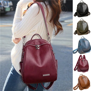 Nylon School Backpack Girl Rucksack Women's Shoulder Bag