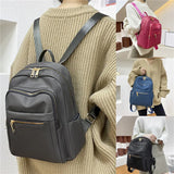 Backpack Shoulder Bag for Women Oxford Schoolbag Rucksack