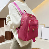 Backpack Shoulder Bag for Women Oxford Schoolbag Rucksack
