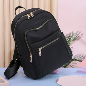 Women's Oxford Shoulder Bag Rucksack Girl Schoolbag