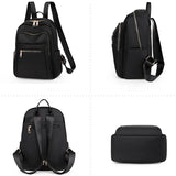 Women's Oxford Shoulder Bag Rucksack Girl Schoolbag