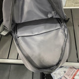 Gray Youth Unique School Bag Unisex High Street Style Personality