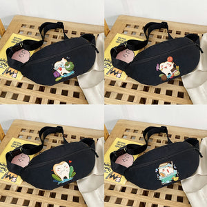 Teeth Series Waist Bag Men Women Phone Pack Key Case