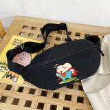 Teeth Series Waist Bag Men Women Phone Pack Key Case