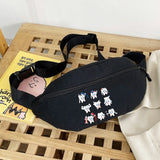 Teeth Series Waist Bag Men Women Phone Pack Key Case