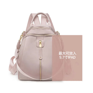 Waterproof Backpack For Women School Bags Female Solid Travel Small Bag