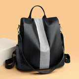 Waterproof Backpack for Women School Bags Solid Travel Bag Multi-Function Bag