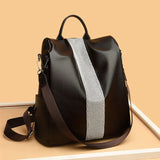 Waterproof Backpack for Women School Bags Solid Travel Bag Multi-Function Bag