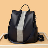 Waterproof Backpack for Women School Bags Solid Travel Bag Multi-Function Bag