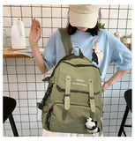 Waterproof Women Backpack Nylon Shoulder Bag Female Bagpack Large School Backpac
