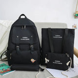 Waterproof Nylon Shoulder Bag Female Bagpack Large School Backpack