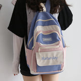 Waterproof Women Backpack Nylon Shoulder Bag Female Bagpack