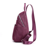 Waterproof Nylon Women's Backpack Large School Shoulder Bag
