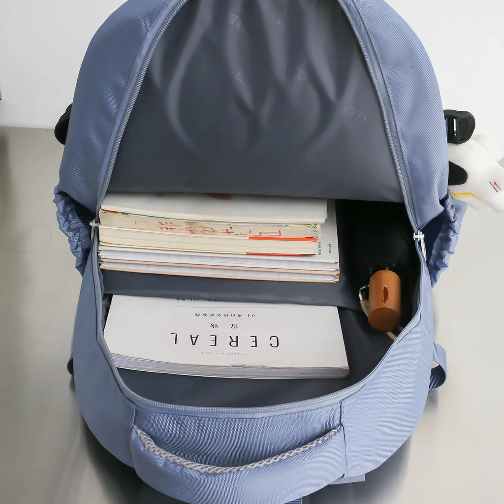 Women Candy Shoulder Bag Oxford Cloth School Bag For Teenage Girl