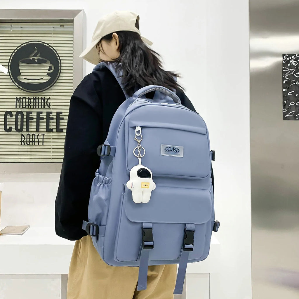 Women Candy Shoulder Bag Oxford Cloth School Bag For Teenage Girl