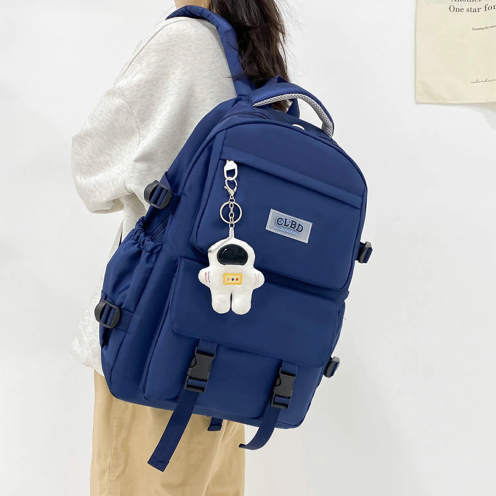Women Candy Shoulder Bag Oxford Cloth School Bag For Teenage Girl