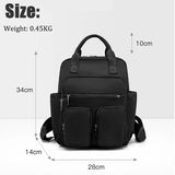 Nylon Shoulder Bags for Teenage Girls Ladies Travel Backpack