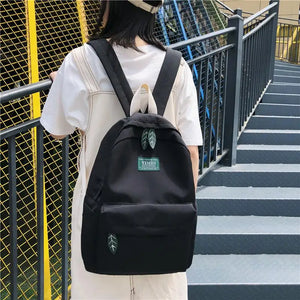 Nylon Waterproof Shoulder Bag School Backpack Rucksack